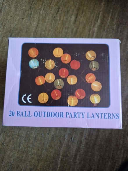 Photo of free Outdoor party lanterns (GU12) #1