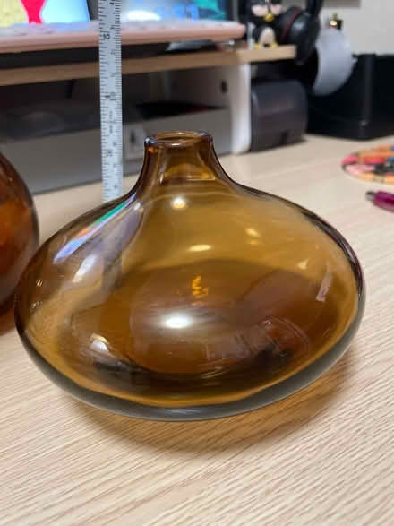 Photo of free Two Glass Bud Vases (Hallandale Beach Blvd and US1) #4