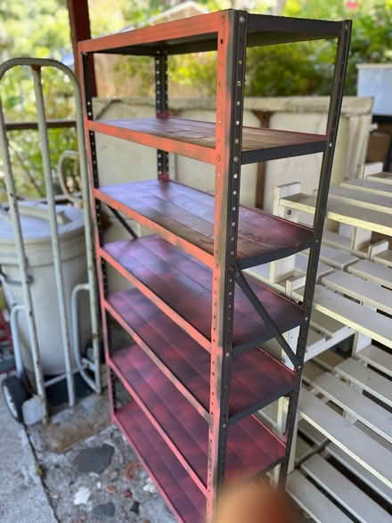 Photo of free Metal shelving unit (Orinda) #2
