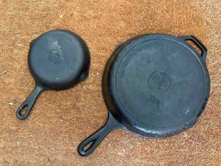 Photo of free 2 Cast iron pans (Ballard) #2