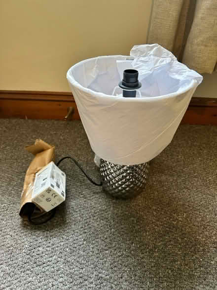 Photo of free Silver Pineapple Lamp (So19 9ah) #3