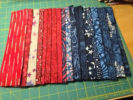 Photo of free patriotic batik fabric (off Fisher Blvd) #1