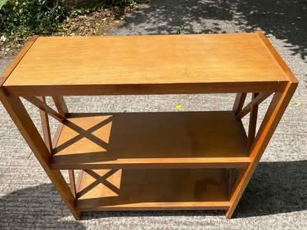 Photo of free Wooden freestanding shelf unit (GL1 Gloucester) #1