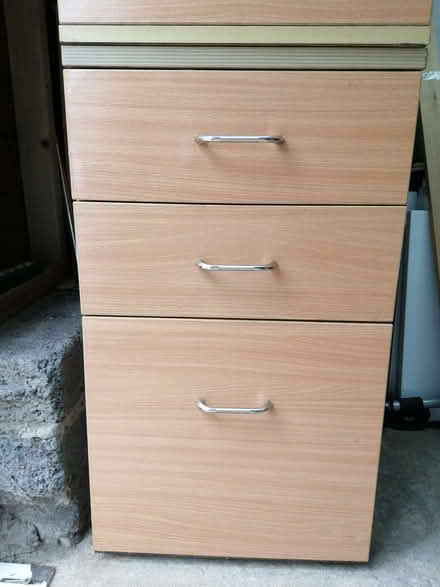 Photo of free Filing, Storage 3 draws cabinet (South Derbyshire DE65) #2