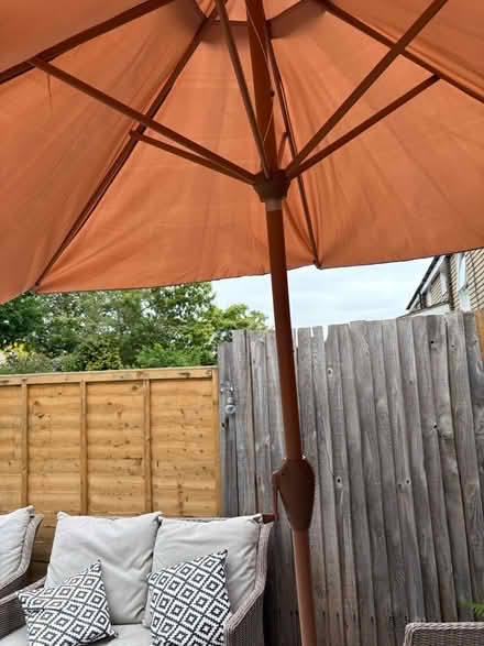 Photo of free Parasol and base (Broadbridge Heath) #2