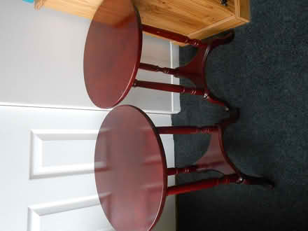 Photo of free 2 x small side tables (IP8) #1