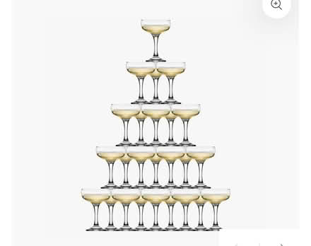 Photo of Champagne saucer coupe glasses (Isleworth TW7) #1