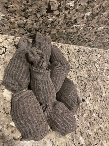 Photo of free 8 x child’s grey ankle socks (Lee, SE12) #1