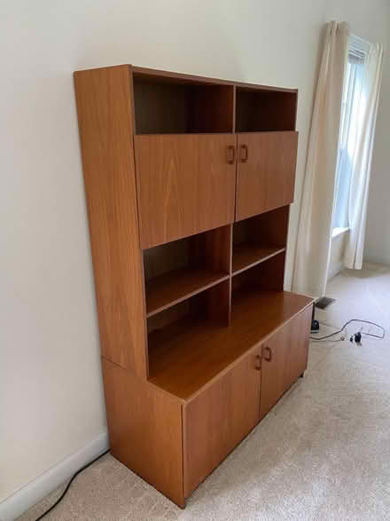 Photo of free Teak shelving unit (Newark DE) #2