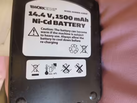 Photo of free Workzone 14.4v Battery and Charger for Drill (Forth ML11) #1