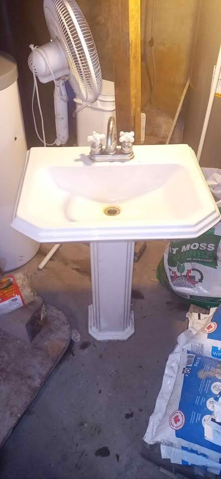 Photo of free Antique pedestal sink (Athens Ontario, Brockville.) #1