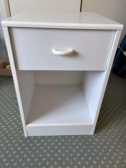 Photo of White bedside table (Cupar KY15) #1