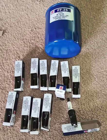 Photo of free Spark plugs and oil filter (City of Chelsea) #1