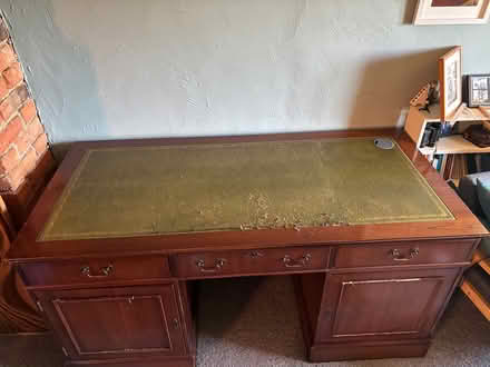 Photo of free Pedestal desk (Hough on the Hill) #3