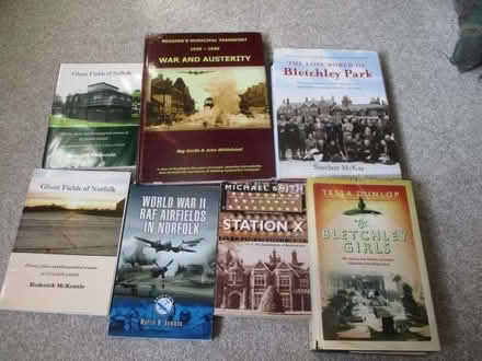 Photo of free Bletchley Park, old airfield and wartime books. (Innsworth GL3) #1