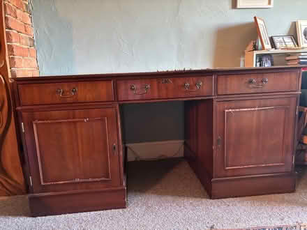Photo of free Pedestal desk (Hough on the Hill) #2