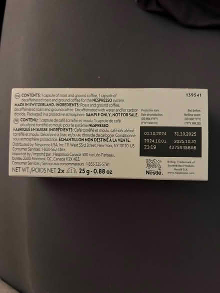Photo of free Nespresso Vertuo pods (Cambrian Park) #2