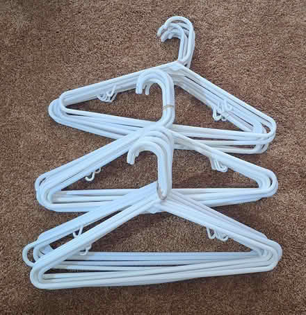 Photo of free White Plastic Hangars (Waugh Chapel) #1