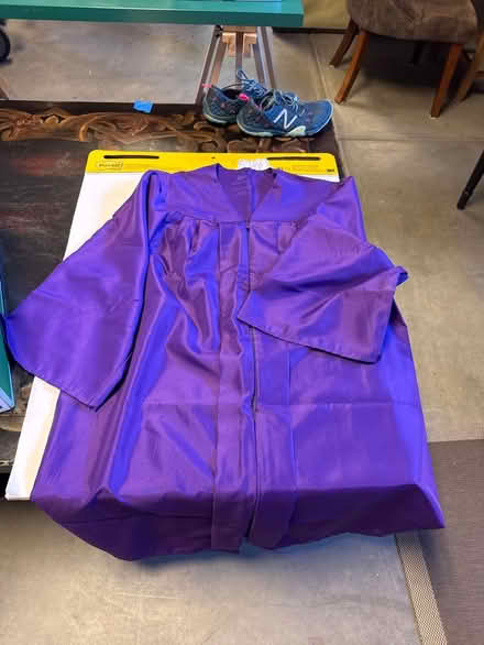 Photo of free Purple grad gown (Monta Vista) #3