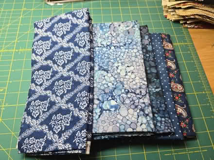 Photo of free blue fabric (off Fisher Blvd) #1