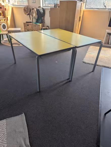 Photo of free Four school tables (Condover, Shrewsbury) #1