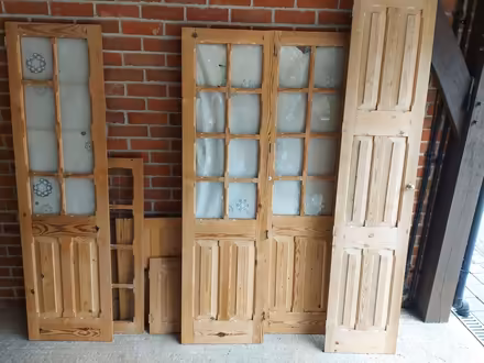 Photo of free Pine Cupboard Doors used. (Rail Croft PO7) #4
