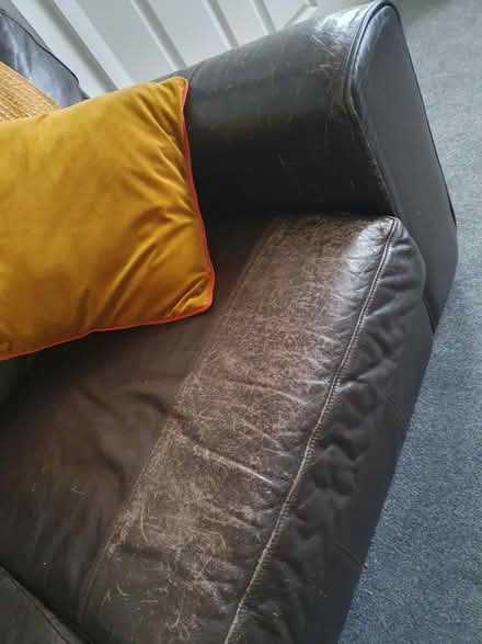 Photo of free Comfy Leather Sofa (WD25) #2