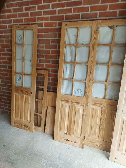 Photo of free Pine Cupboard Doors used. (Rail Croft PO7) #3