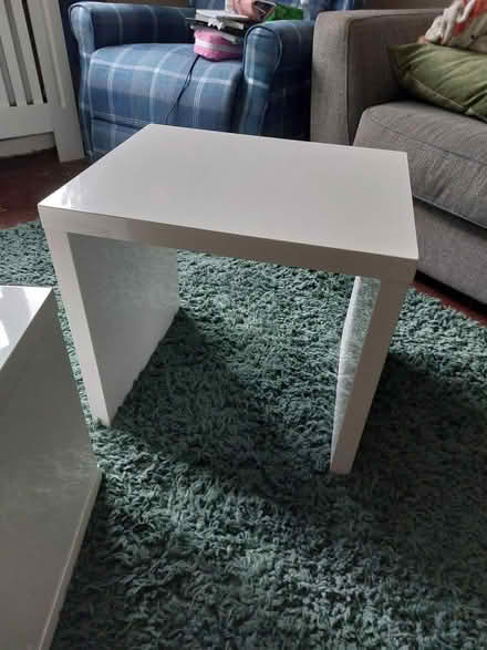 Photo of free White gloss nest of tables (Churchgate EN8) #3