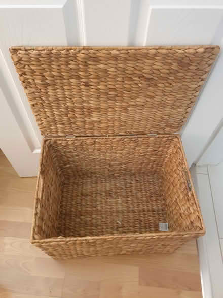Photo of free JL Rattan Storage Box (Steeple Morden) #1