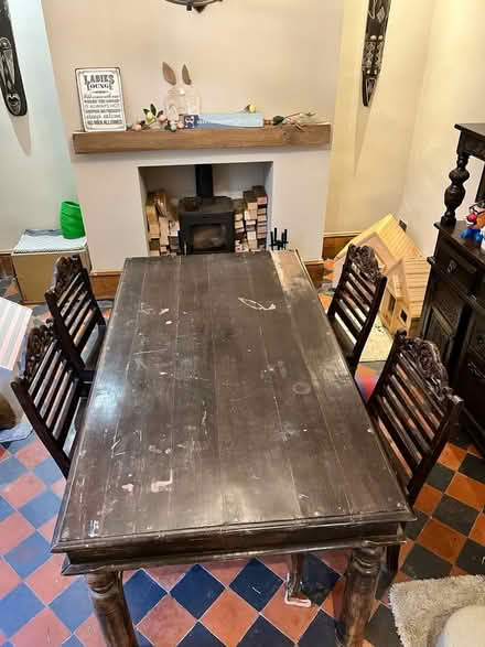Photo of free Dining table and 6 Chairs (Waterloo NP4) #1