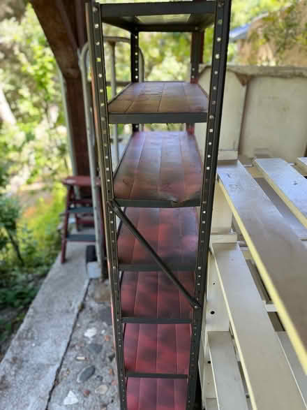 Photo of free Metal shelving unit (Orinda) #1
