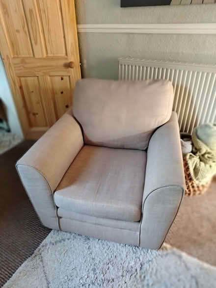 Photo of free DFS armchair & storage stool (Walsall WS2) #1