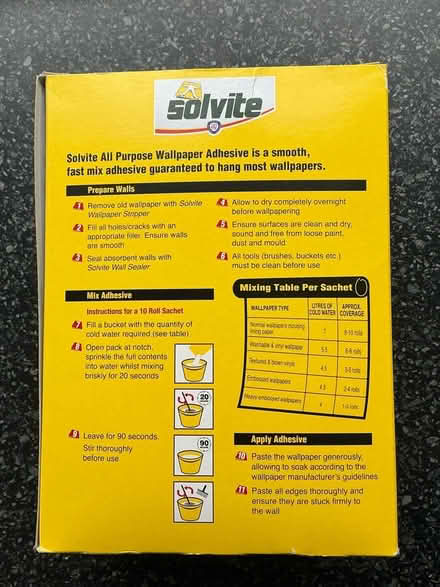 Photo of free Solvite wallpaper paste and wall sealer (Beaconsfield HP9) #2