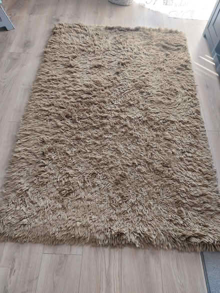 Photo of free large wool coffee colour mat (Monkmoor SY2) #1