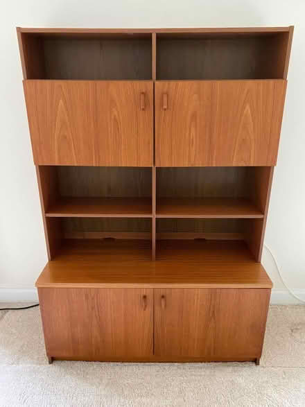 Photo of free Teak shelving unit (Newark DE) #1