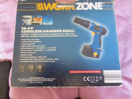 Photo of free Workzone 14.4v Battery and Charger for Drill (Forth ML11) #3