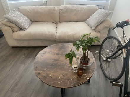 Photo of free Cream Corduroy Sofa ONLY AVAILABLE UNTIL 17/05! (West Hill BN1) #4