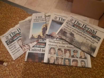 Photo of free Glasgow Herald 9/11 (AB10) #1
