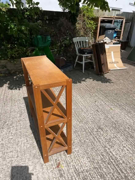 Photo of free Wooden freestanding shelf unit (GL1 Gloucester) #2