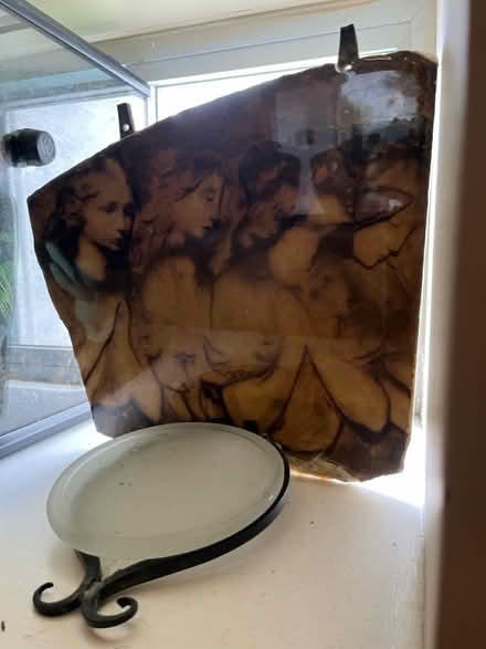 Photo of free Marble wall candle sconce (Near School at Mount Auburn.) #1