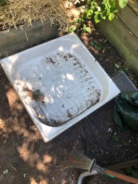 Photo of free Ceramic shower basin - for garden? (Streatham SW16) #3