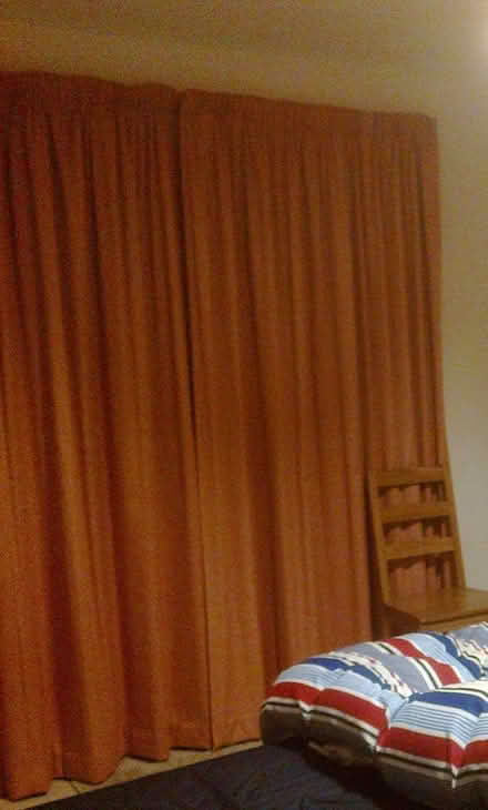 Photo of free A pair of long curtains (Topsham EX3) #1