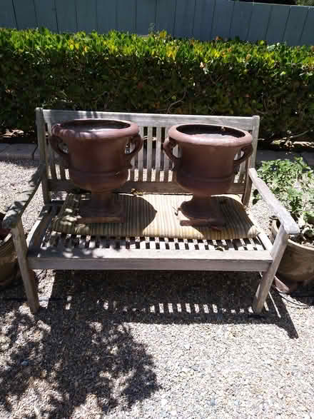 Photo of free 2 Matching Garden Urns (1456 Eolus Ave.) #1