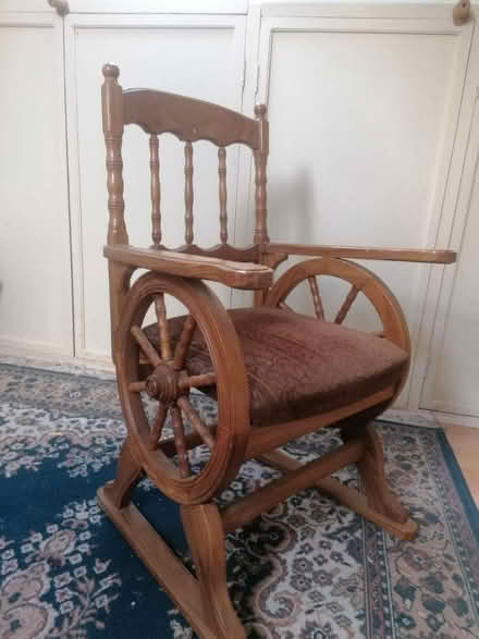 Photo of free Dining room table chairs and server (PE33) #4