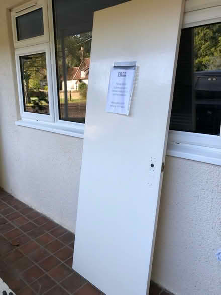 Photo of free Plain white door (East Carleton NR14) #1