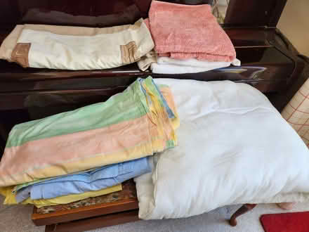 Photo of free 4.5 tog double duvet, 2 x covers, sheets (Radbrook Green SY3) #1