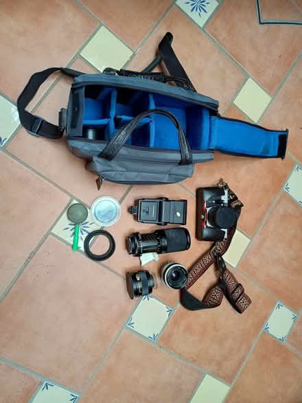 Photo of free 35mm film SLR camera, lenses, accessories (New Marston OX3) #2