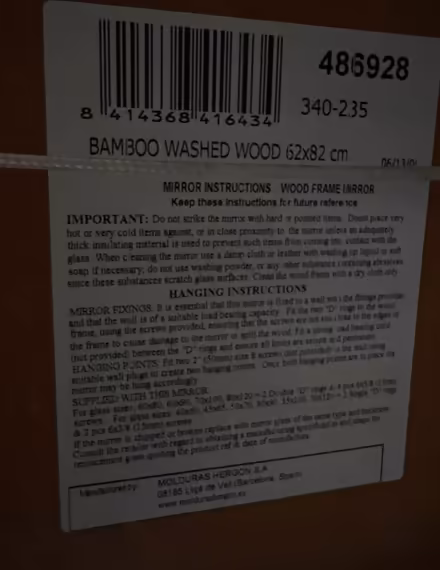 Photo of free Bamboo mirror (SW11) #2