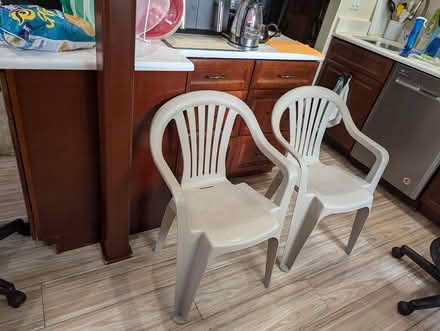 Photo of free plastic outdoor chairs (Hartsdale, NY) #1